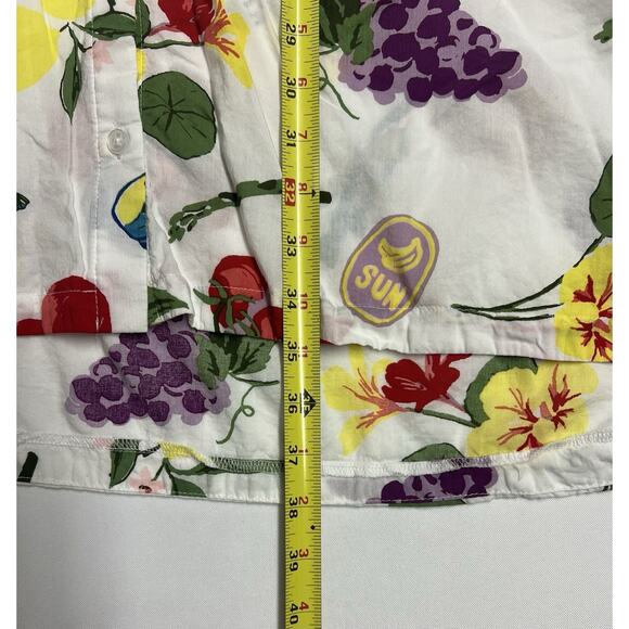 Joyspun Women’s Sleep Shirt Size 3X Long Sleeve Italian Fruit Print Pajamas - Picture 12 of 12